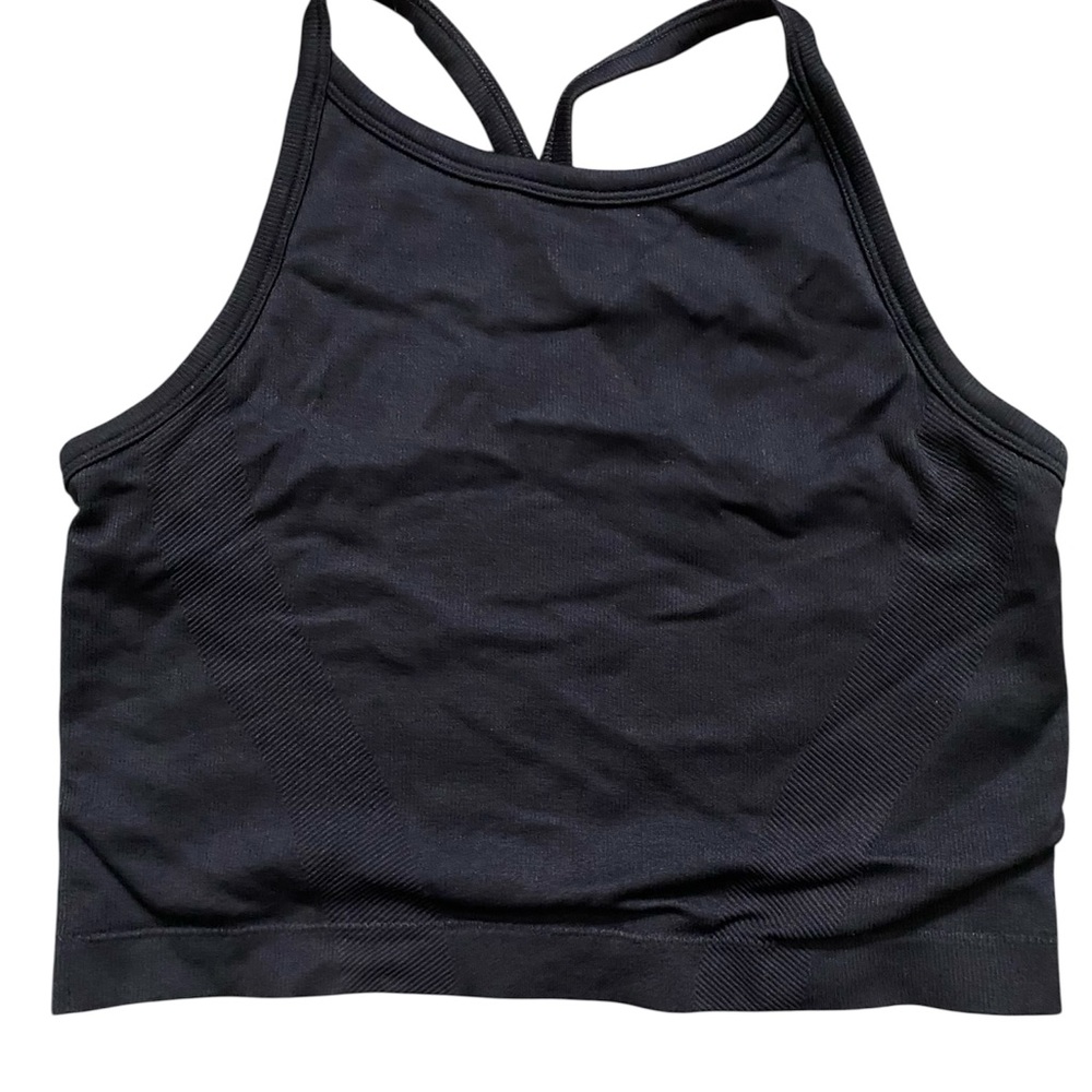 All in Motion Black Racerback Sports Bra